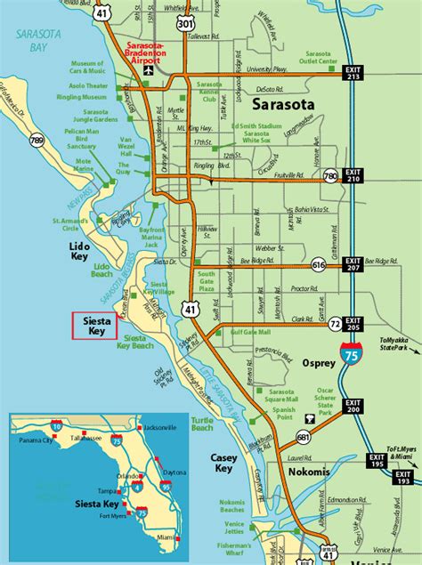 Training and Certification Options for MAP Map of Siesta Key, FL